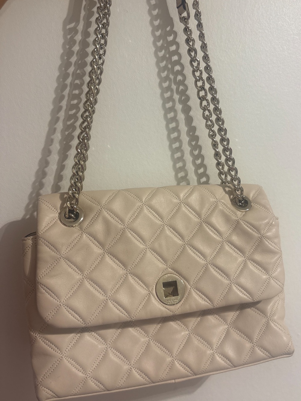 Kate spade small flap quilted shoulder bag
